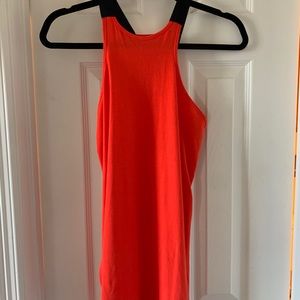 Red Nike workout tank